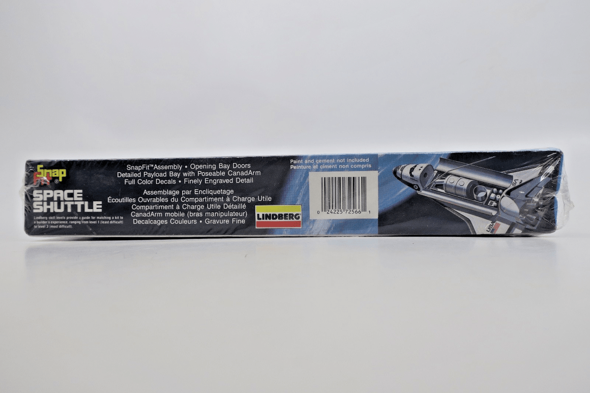 Vintage Lindberg 1/200 Space Shuttle Snapfit Model Kit 72566 - WISE GUYS HOBBIES LLC