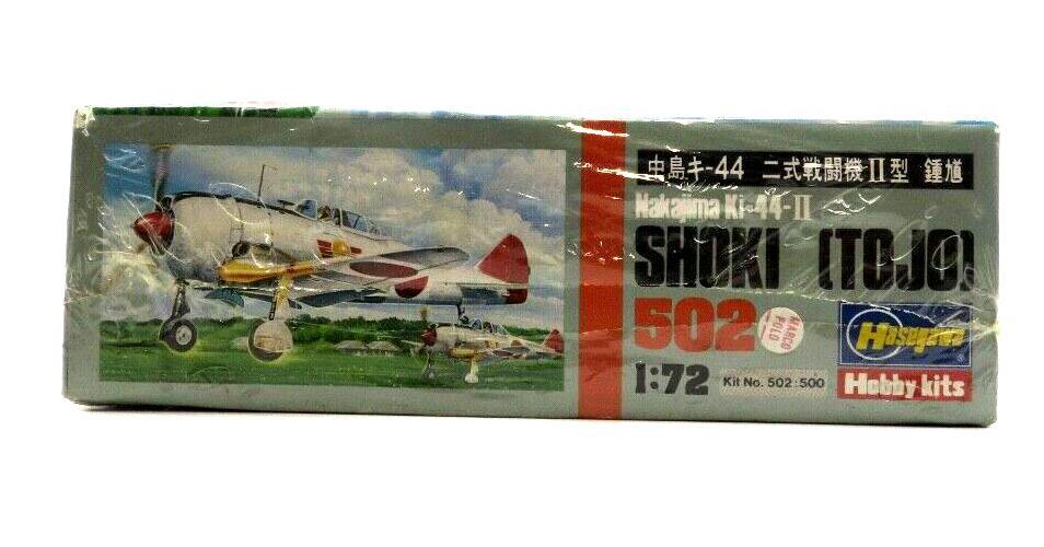 Hasegawa 1/72 Nakajima Ki-44-II Shoki (Tojo) 502 Model Kit - WISE GUYS HOBBIES LLC