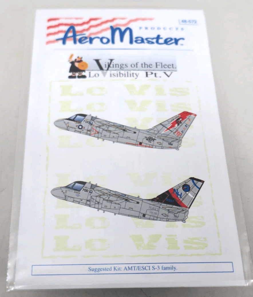 Aeromaster Decals 48 - 572 Vikings of the Fleet Low Visibility Pt. V - WISE GUYS HOBBIES LLC