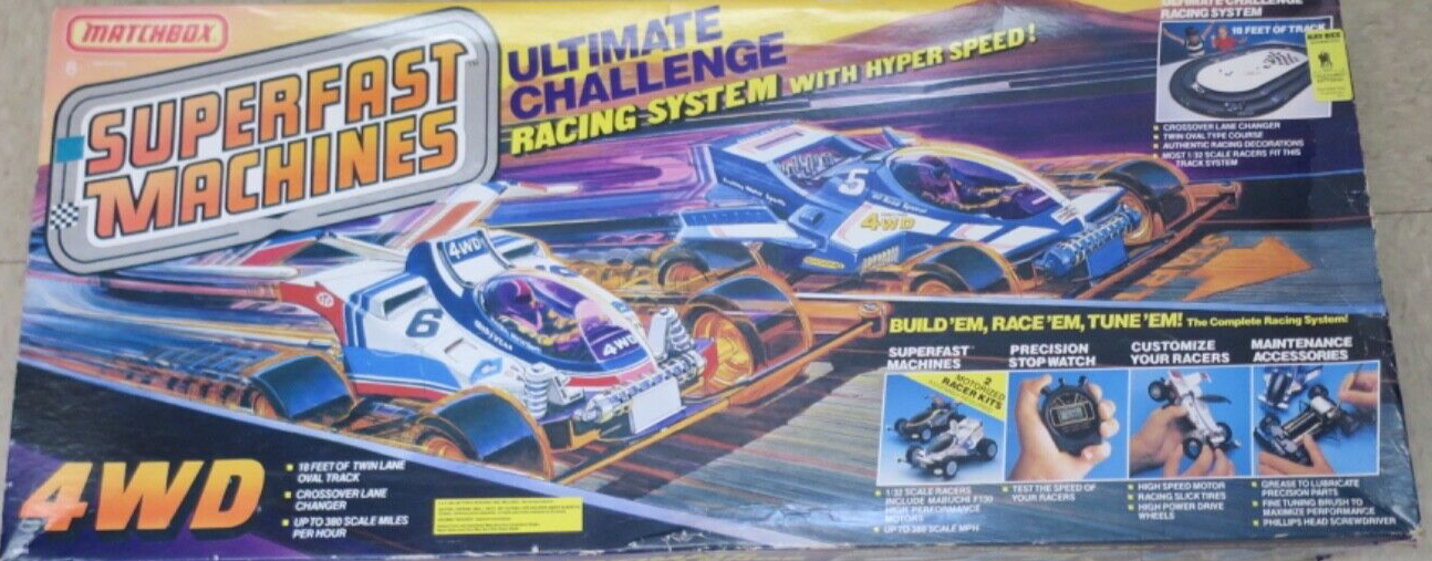 Matchbox Super Fast Machines Ultimate Challenge Racing System AS-IS - WISE GUYS HOBBIES LLC