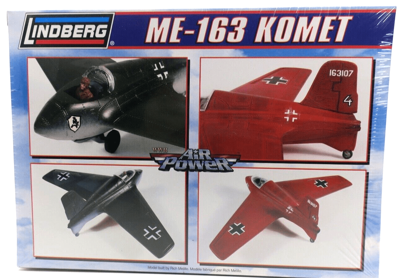 Lindberg Air Power 1/72 ME-163 Komet Model Kit No. 70519 - WISE GUYS HOBBIES LLC