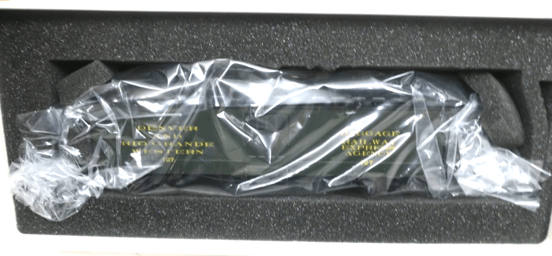 Sn3 Brass PBL Milestone Models D&RGW Short baggage car 127 - WISE GUYS HOBBIES LLC