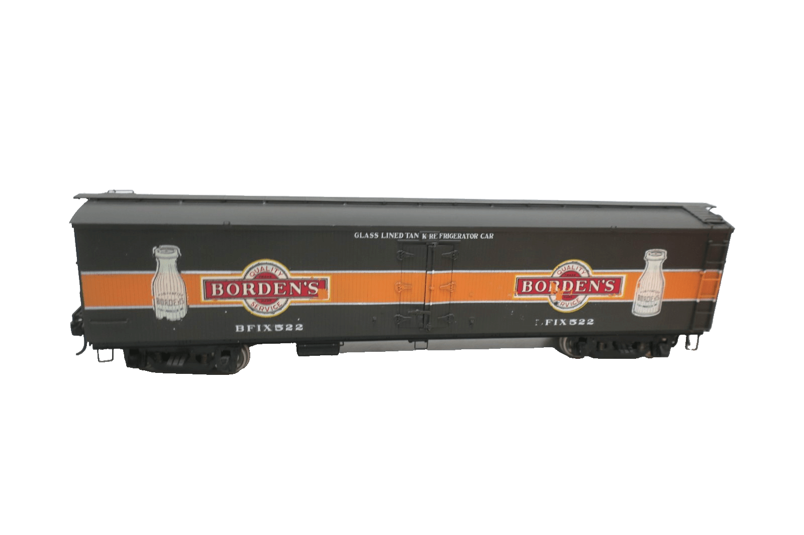Precision Scale/PSC 16119 Brass 50' Pfaudler Milk Tank Car Reefer Borden's - WISE GUYS HOBBIES LLC