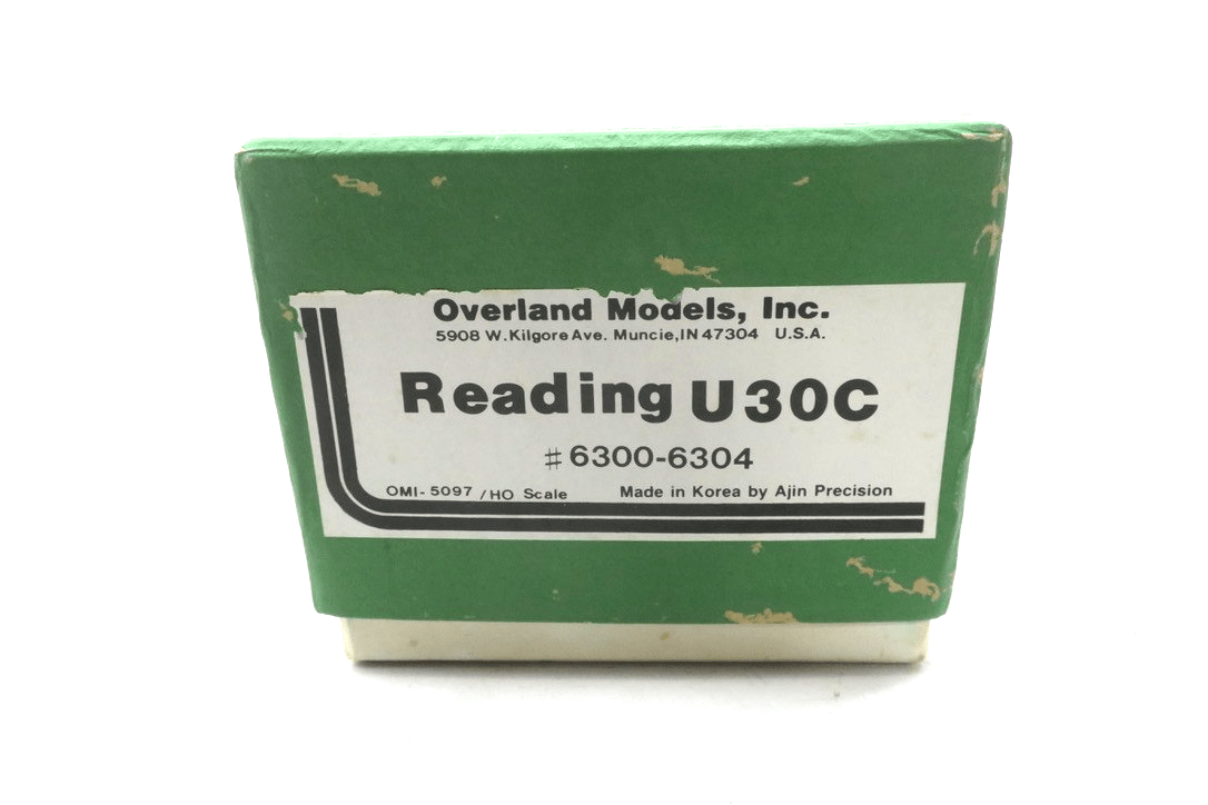 HO Overland Models OMI 5097 Brass Reading U30C Diesel Locomotive RDG 6300 - WISE GUYS HOBBIES LLC