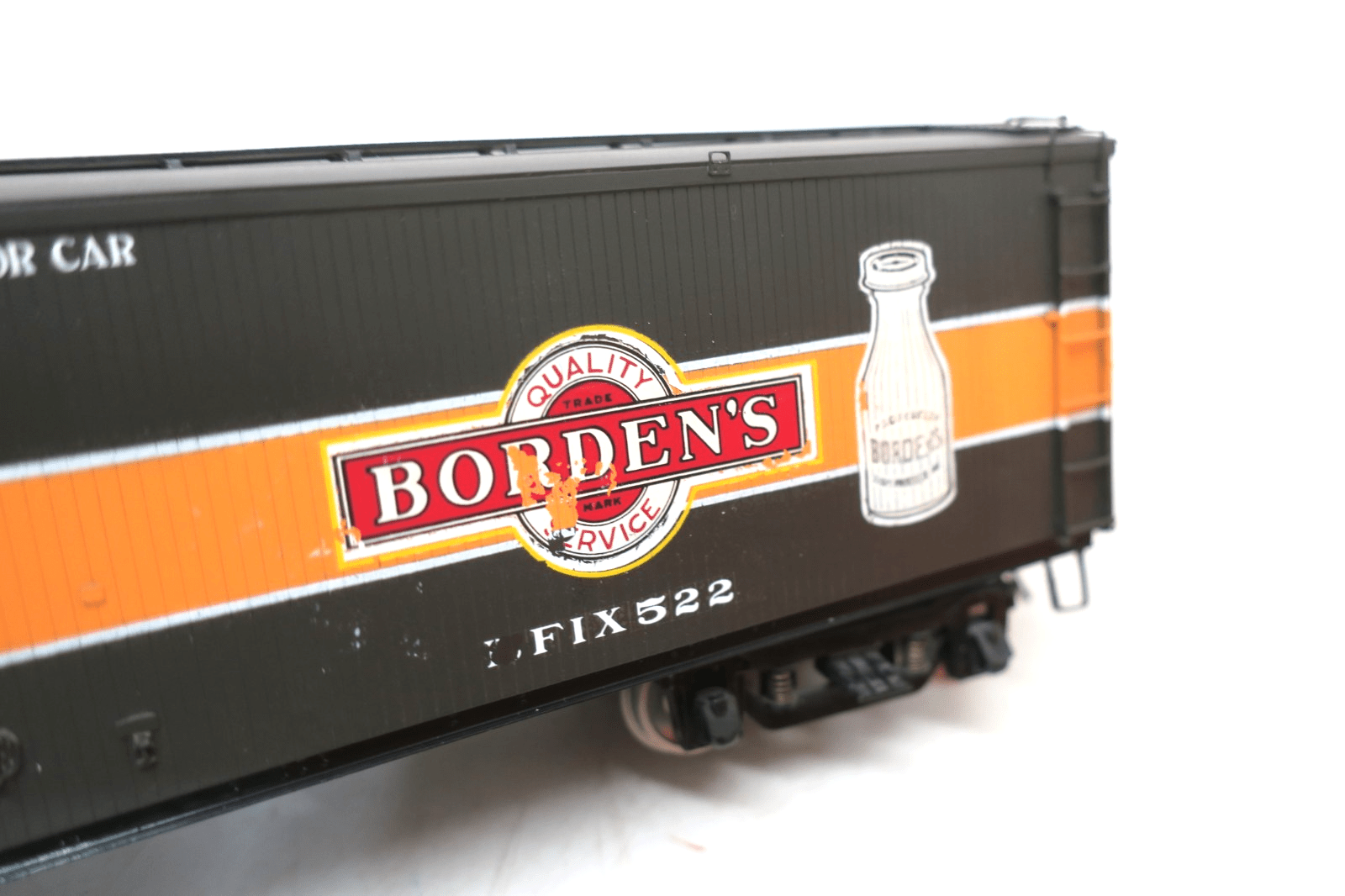 Precision Scale/PSC 16119 Brass 50' Pfaudler Milk Tank Car Reefer Borden's - WISE GUYS HOBBIES LLC