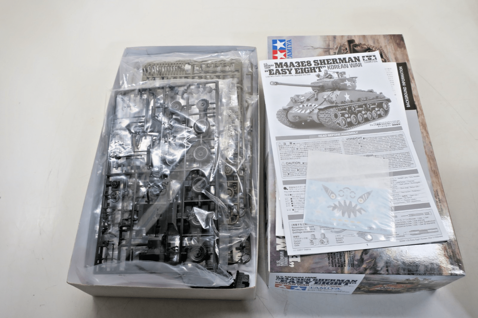 Tamiya 1/35 M4A3E8 Sherman "Easy Eight" Korean War Model Kit 35359 - WISE GUYS HOBBIES LLC