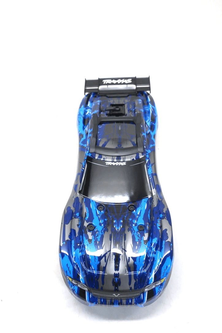 Traxxas Rustler 4X4 VXL Pre - Painted & Assembled Body (Silver) [TRA6717X] - WISE GUYS HOBBIES LLC