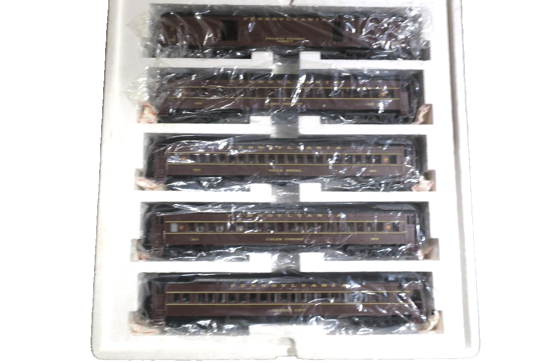 MTH 20-4023 Pennsylvania PRR 70' Madison heavyweight passenger 5-car set