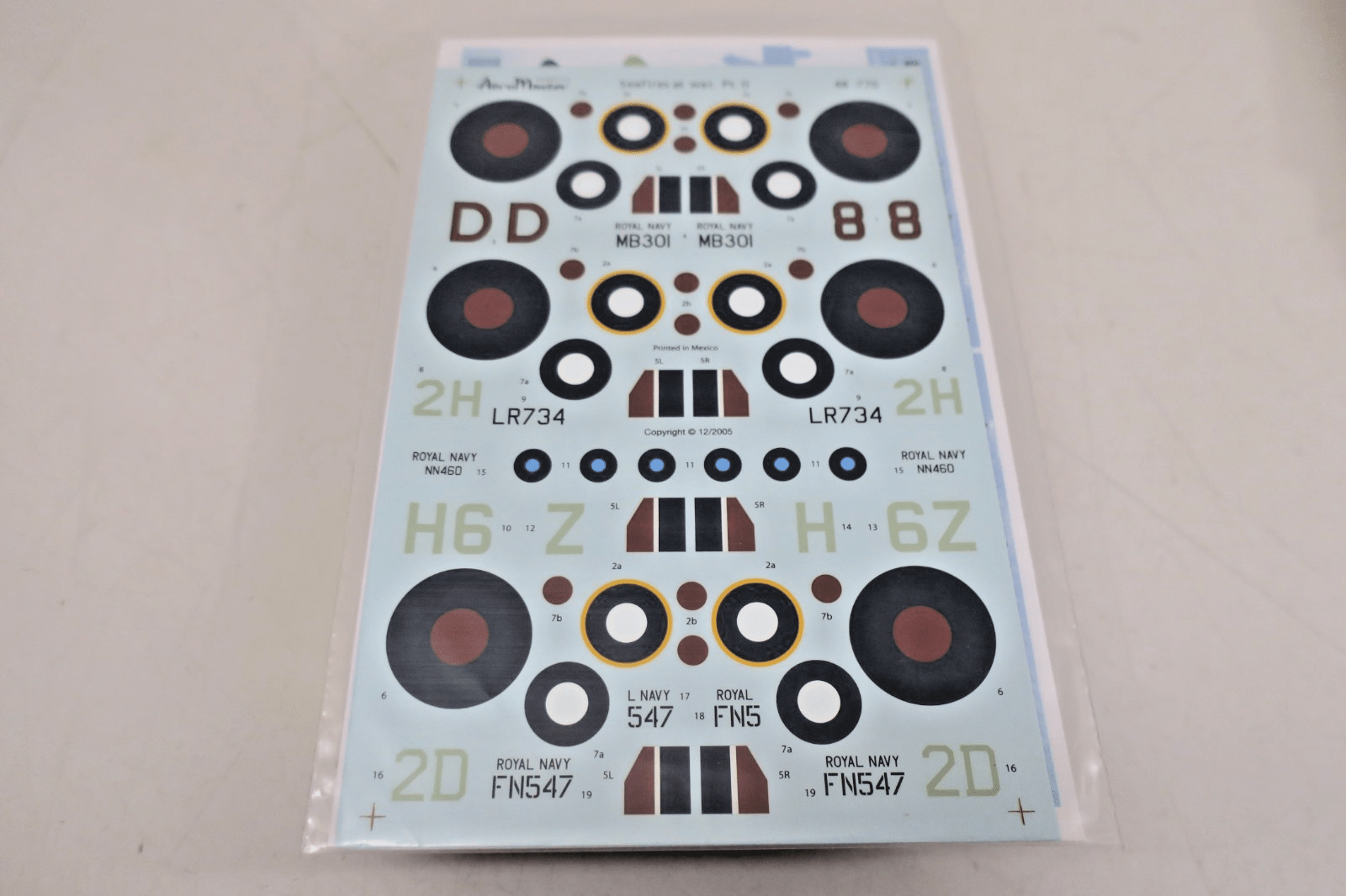 Aeromaster Decals 48 - 770 - Seafires At War Pt.II - WISE GUYS HOBBIES LLC