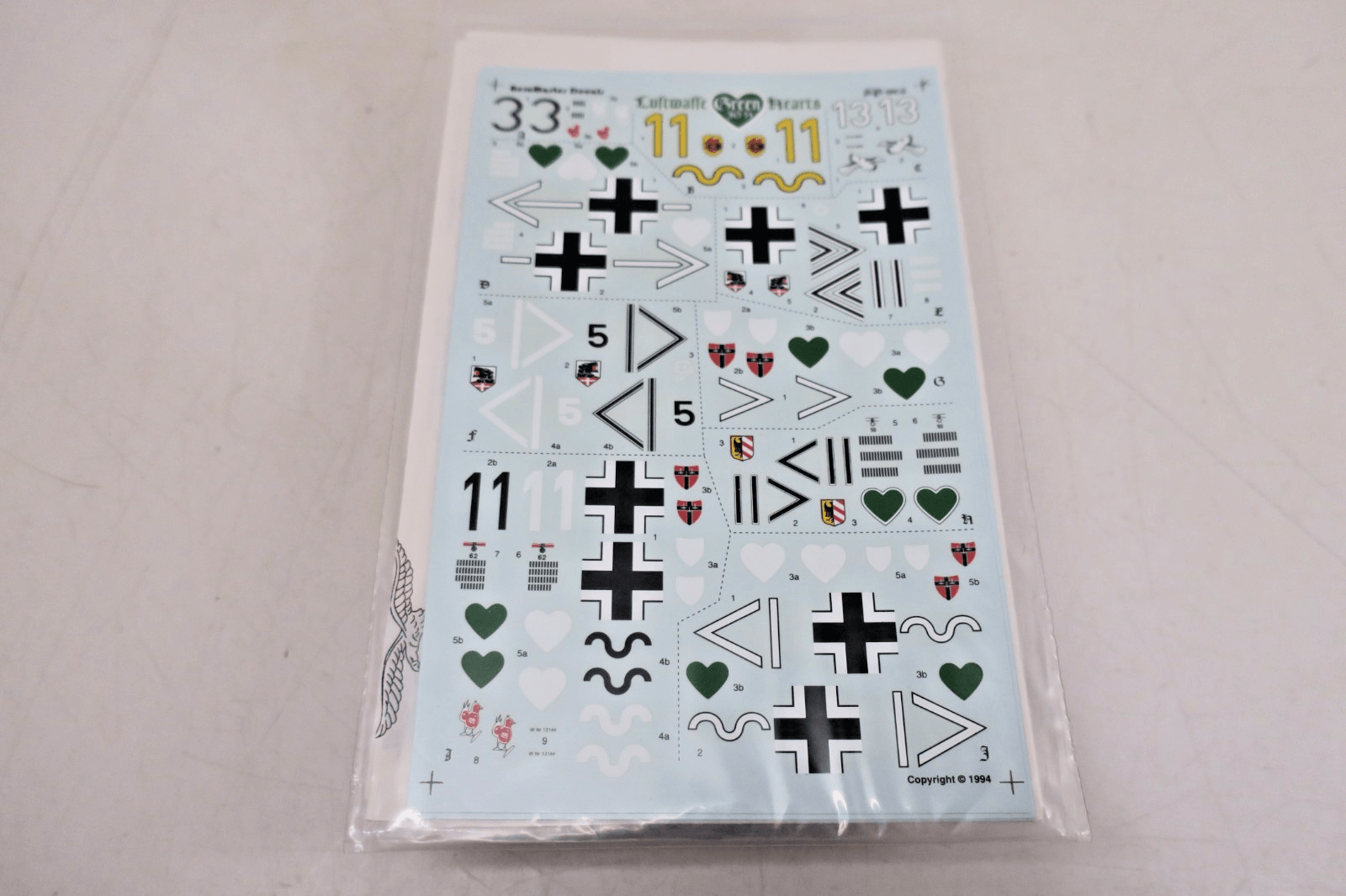 Aeromaster SP48 - 02 Luftwaffe Green Hearts - WISE GUYS HOBBIES LLC