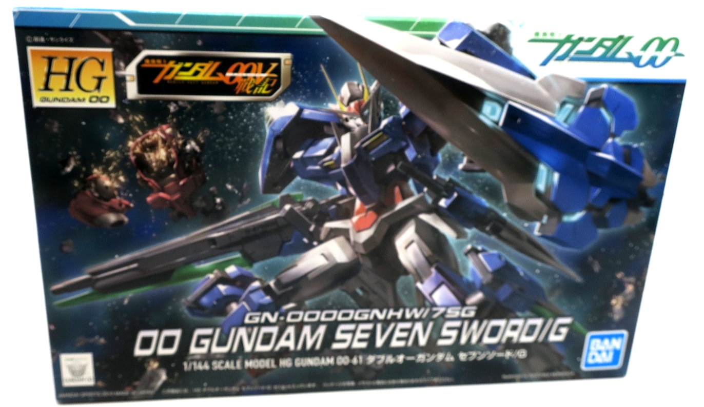 Bandai Gundam 00 HG 1/144 00 Gundam Seven Sword/G Model Kit 61 - WISE GUYS HOBBIES LLC