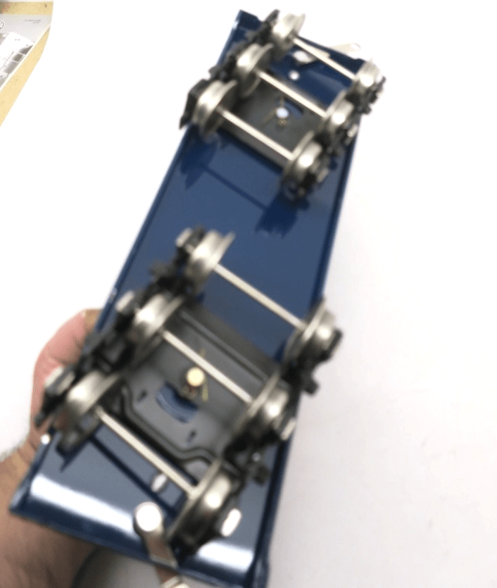 MTH Standard Gauge Tinplate Two Tone Blue Nickel 400E Steam Engine Blue Comet - WISE GUYS HOBBIES LLC