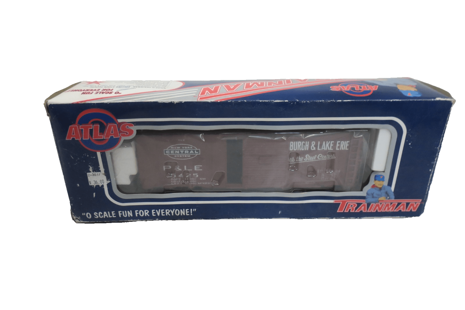 AtlasO - Scale 40' Pittsburgh & Lake Erie Plug Door BoxCar 3 - rail 0503 - 1 - WISE GUYS HOBBIES LLC