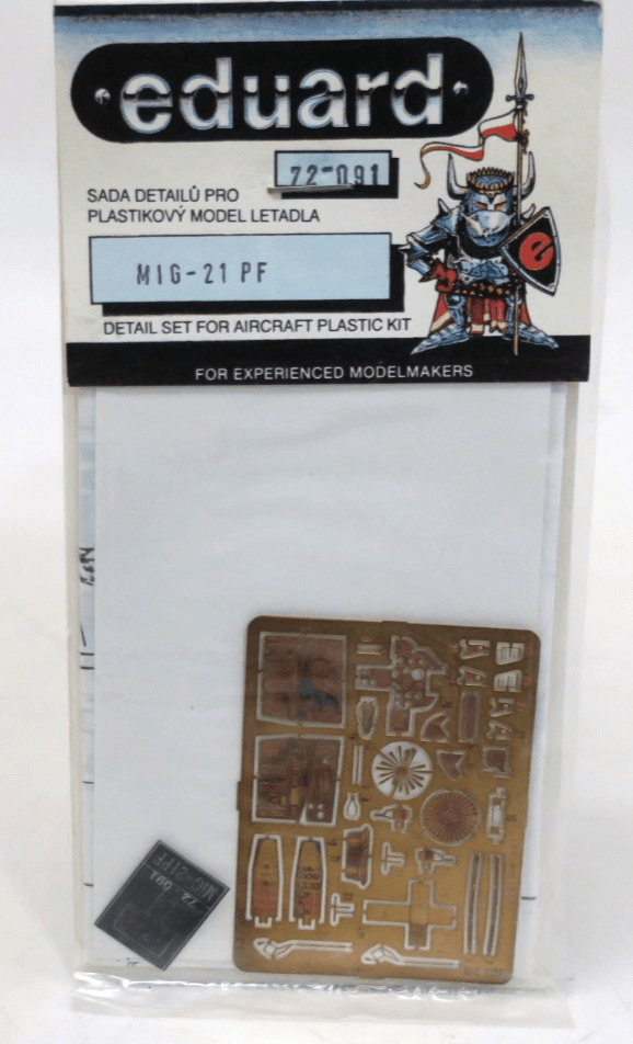 Eduard Photo Etch 1/72 MiG - 27PF Detail Set 72091 - WISE GUYS HOBBIES LLC