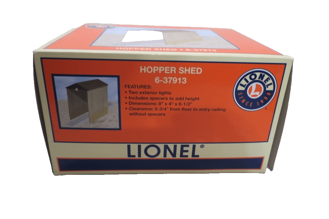 LIONEL HOPPER SHED BUILDING ACCESSORY 6 - 37913 O GAUGE FASTRACK TUNNEL TRAIN - WISE GUYS HOBBIES LLC