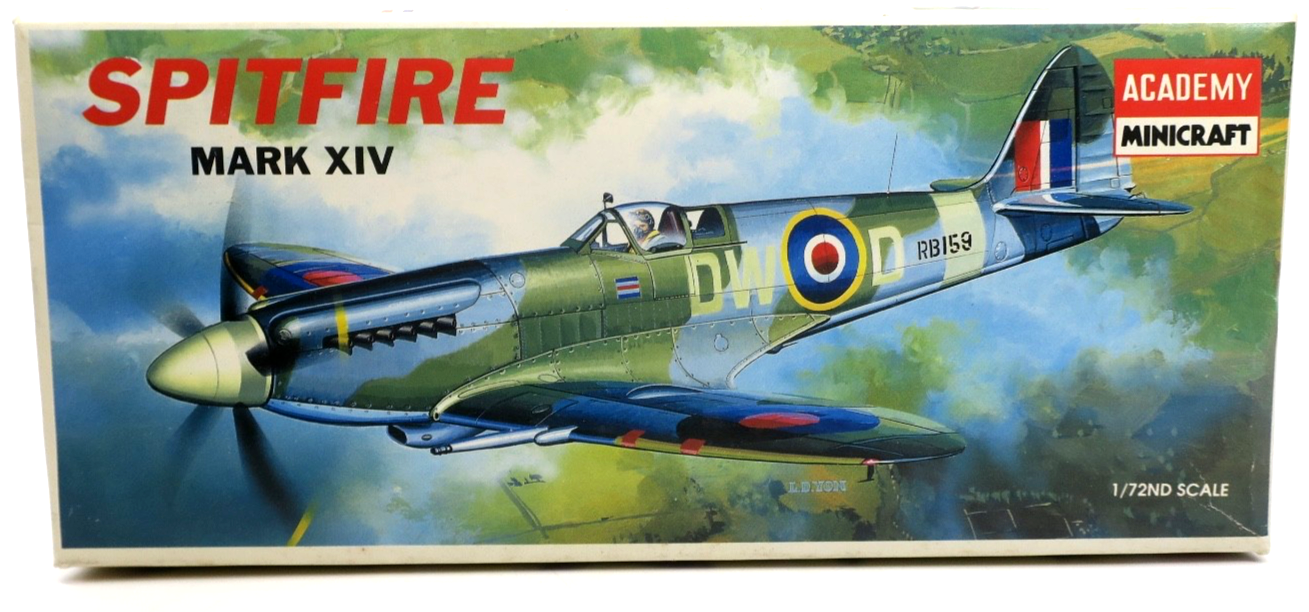 Academy 1/72 Spitfire Mark XIV Model Kit 2130 - WISE GUYS HOBBIES LLC