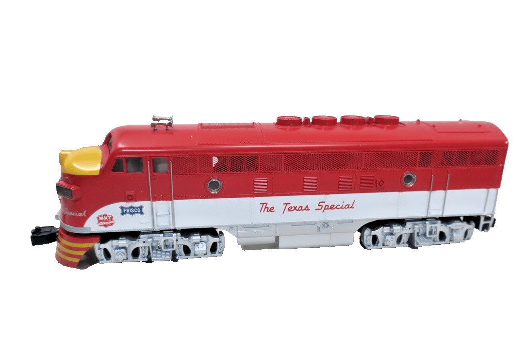 MTH O Scale Premier EMD F - 3 AA Diesel Set Texas Special MT - 2084LP 3 Rail - WISE GUYS HOBBIES LLC