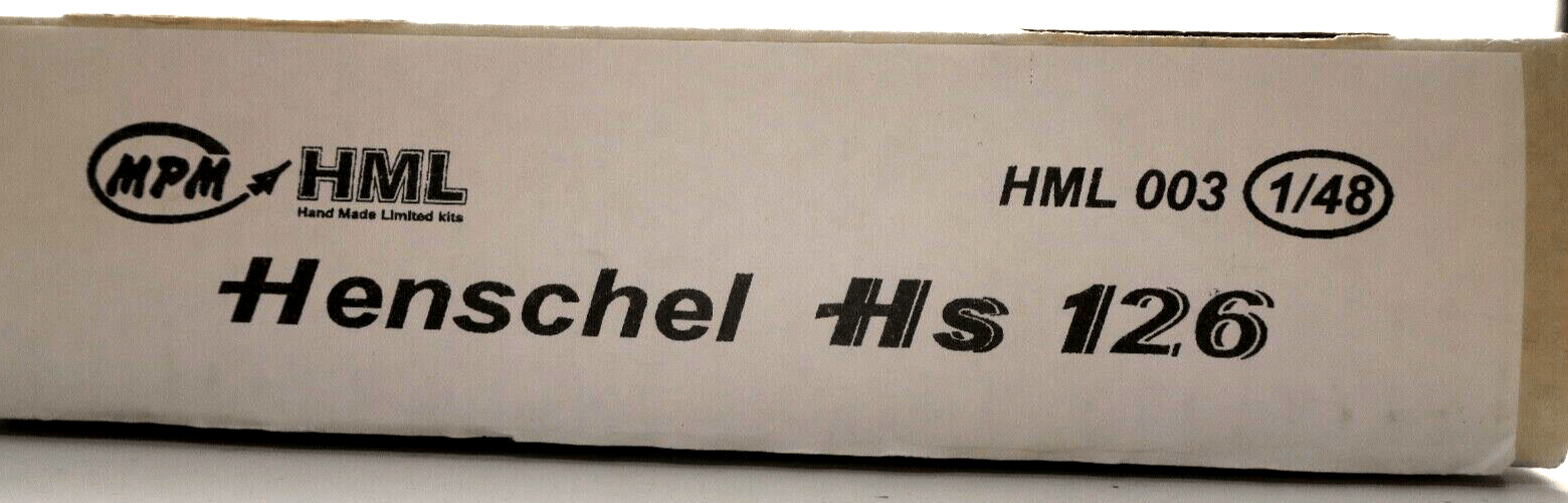 MPM 1/48 Henschel HS-126 Resin Cast Kit - WISE GUYS HOBBIES LLC