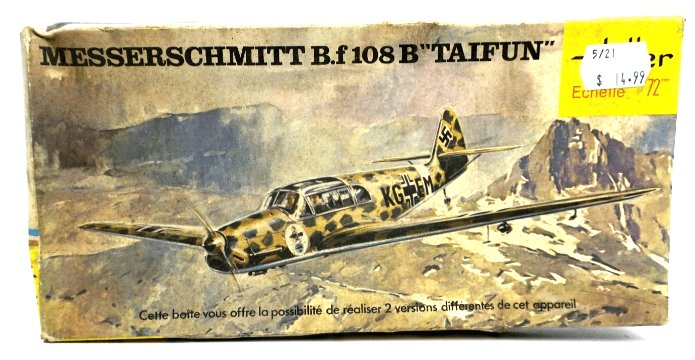 Heller 1/72 Messerschmitt BF - 108 B "Taifun" Model Kit 077 - WISE GUYS HOBBIES LLC