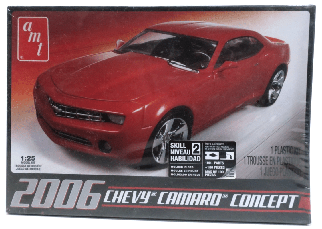 AMT 1/25 2006 Chevy Camaro Concept Plastic Model Kit AMT631L/12 SEALED - WISE GUYS HOBBIES LLC