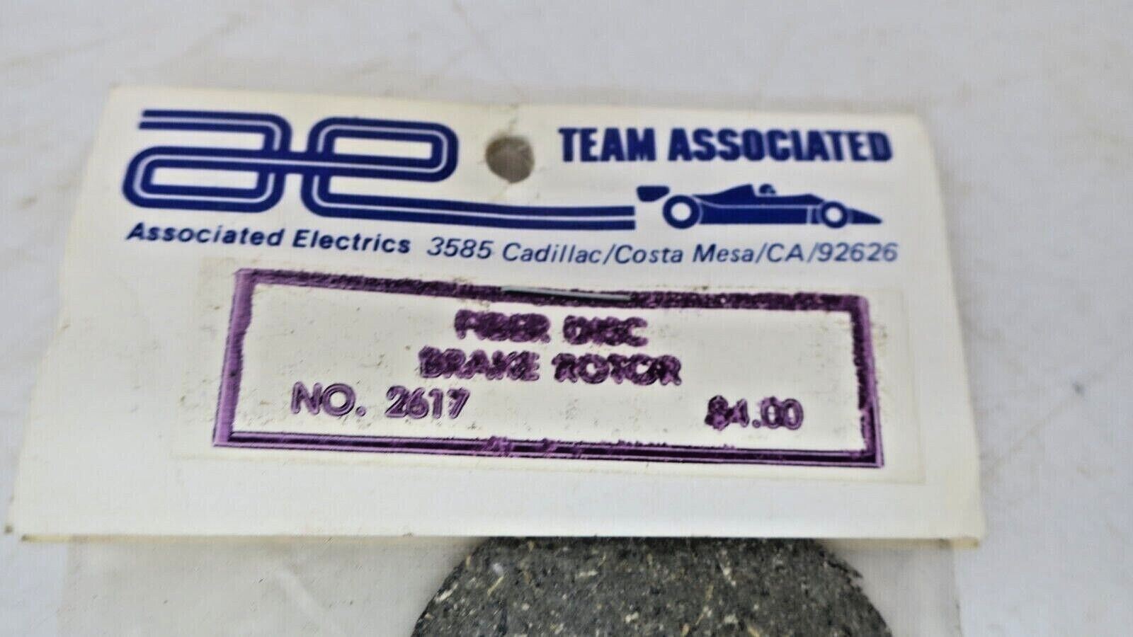 Team Associated Fiber Brake Disc Rotor 2617 RC10 - WISE GUYS HOBBIES LLC