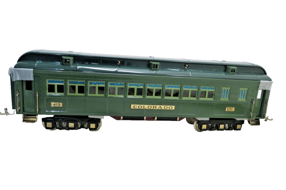 Lionel Classics 13405 Colorado State Passenger Car 2 - Tone Green 413 - WISE GUYS HOBBIES LLC