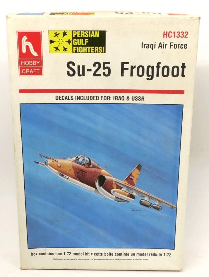 Hobby Craft 1/72 Iraqi Air Force SU - 25 Frogfoot Model Kit HC1332 - WISE GUYS HOBBIES LLC
