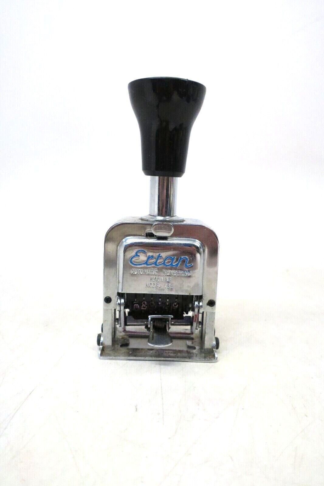 VINTAGE ERTAN Automatic Numbering Machine Model 188 W/ ORIGINAL BOX - WISE GUYS HOBBIES LLC