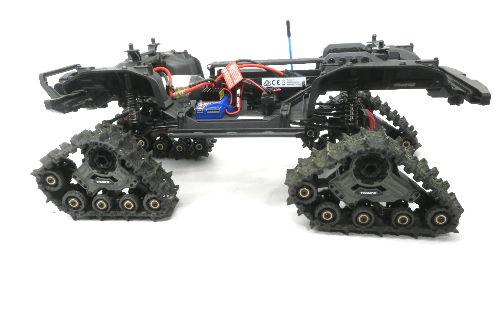 Traxxas TRX-4 All Terrain Equipped blue Clipless Body W/ Tracks - WISE GUYS HOBBIES LLC