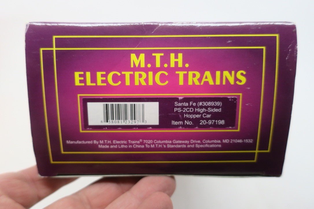 MTH 20-97198 SANTA FE PS-2CD HIGH SIDED HOPPER CAR 308933 NIB - WISE GUYS HOBBIES LLC