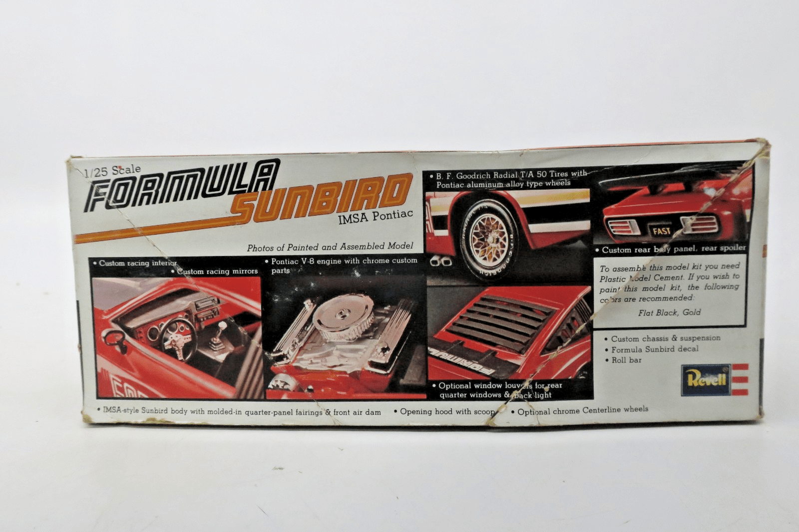 Revell 1/25 Formula Sunbird IMSA Pontiac Plastic Model Kit H-1347 - WISE GUYS HOBBIES LLC