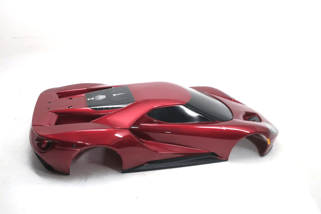 Traxxas 8311R - 4 - Tec Ford GT Pre - Cut Body, Red - WISE GUYS HOBBIES LLC