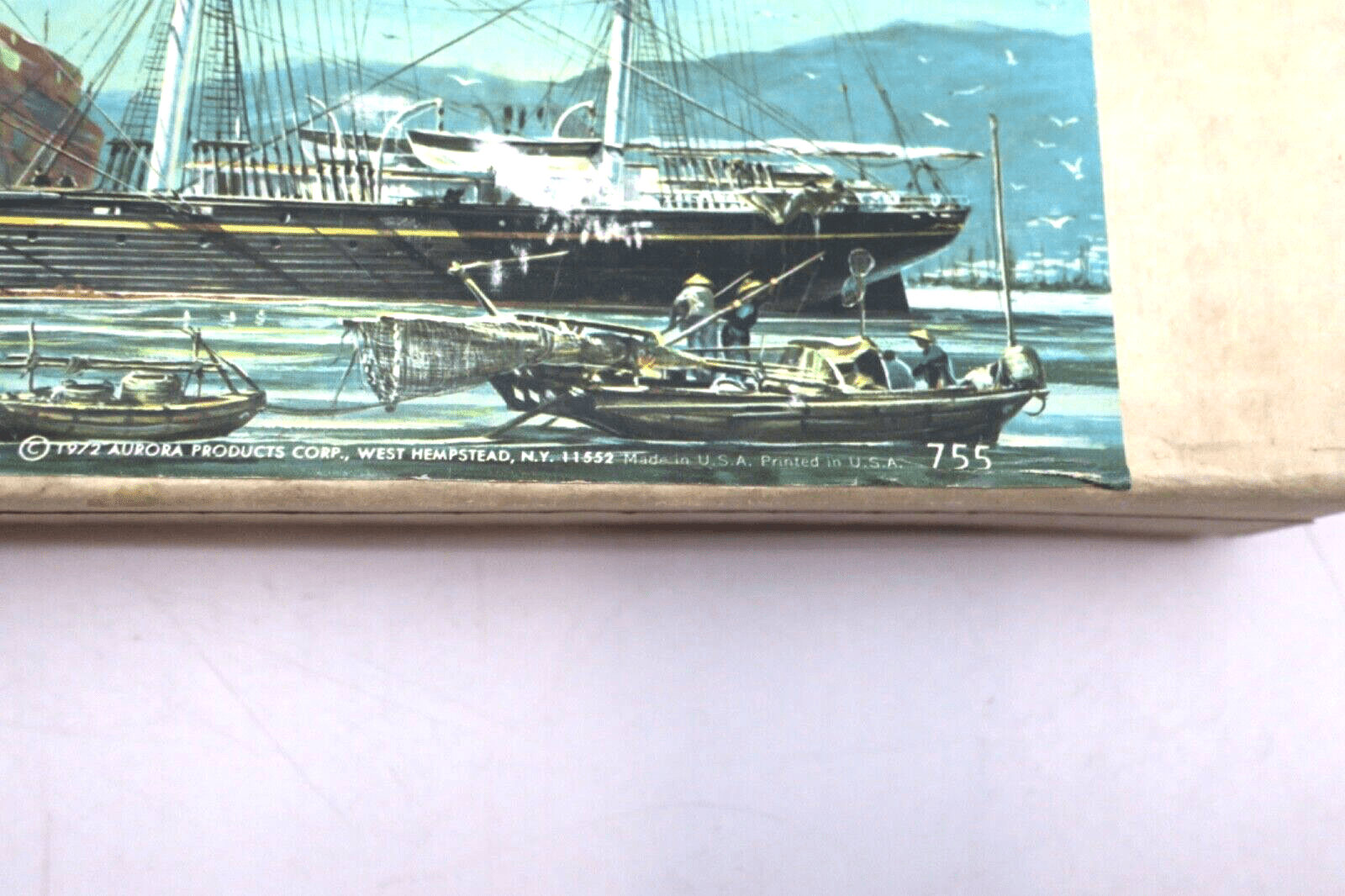 Vintage Aurora 755 Cutty Sark Plastic Model Kit - WISE GUYS HOBBIES LLC
