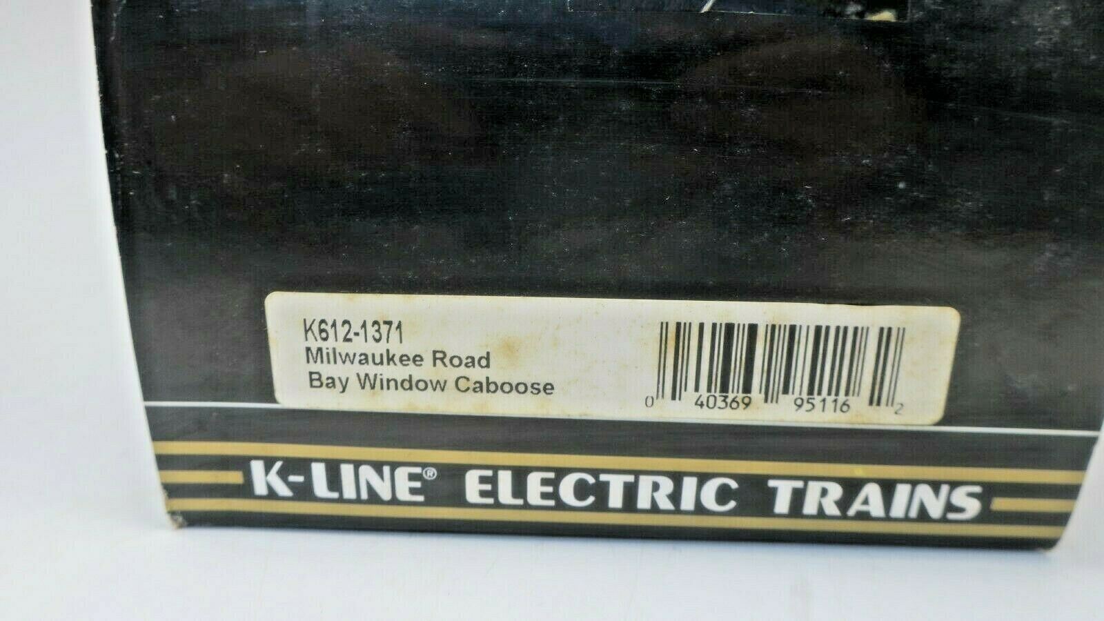 K-LINE TRAIN K617-1371 MILWAUKEE ROAD "O" SCALE STEEL-SIDED CABOOSE - WISE GUYS HOBBIES LLC