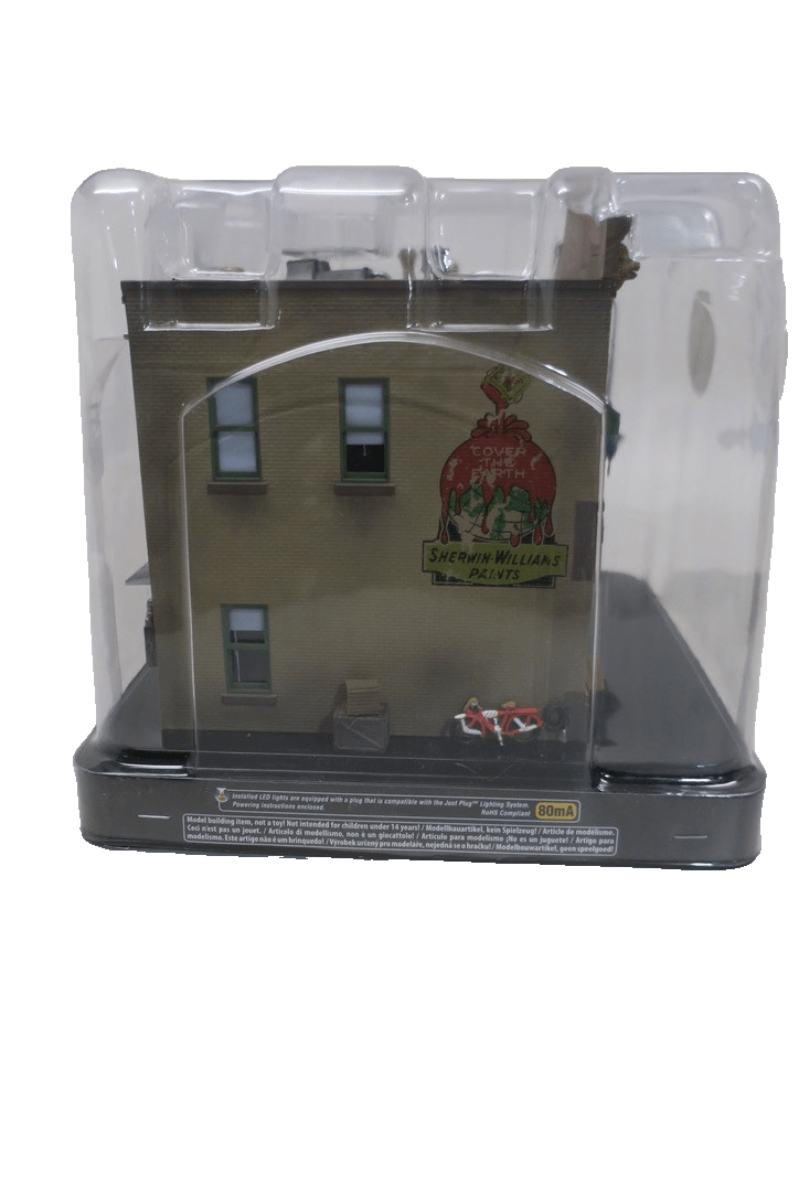 NEW Woodland Scenics Built & Ready Model Kit Dugan's Paint Store O Scale BR5853 - WISE GUYS HOBBIES LLC