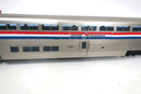 Overland Models Amtrak Superliner Coach - Baggage Red Blue White Brass O 2 Rail - WISE GUYS HOBBIES LLC