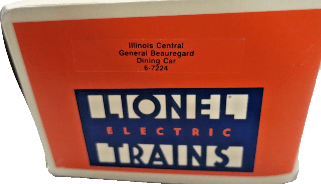 O Gauge 3 - Rail Lionel 6 - 7224 IC Illinois Central Diner Passenger Car 7224 - WISE GUYS HOBBIES LLC