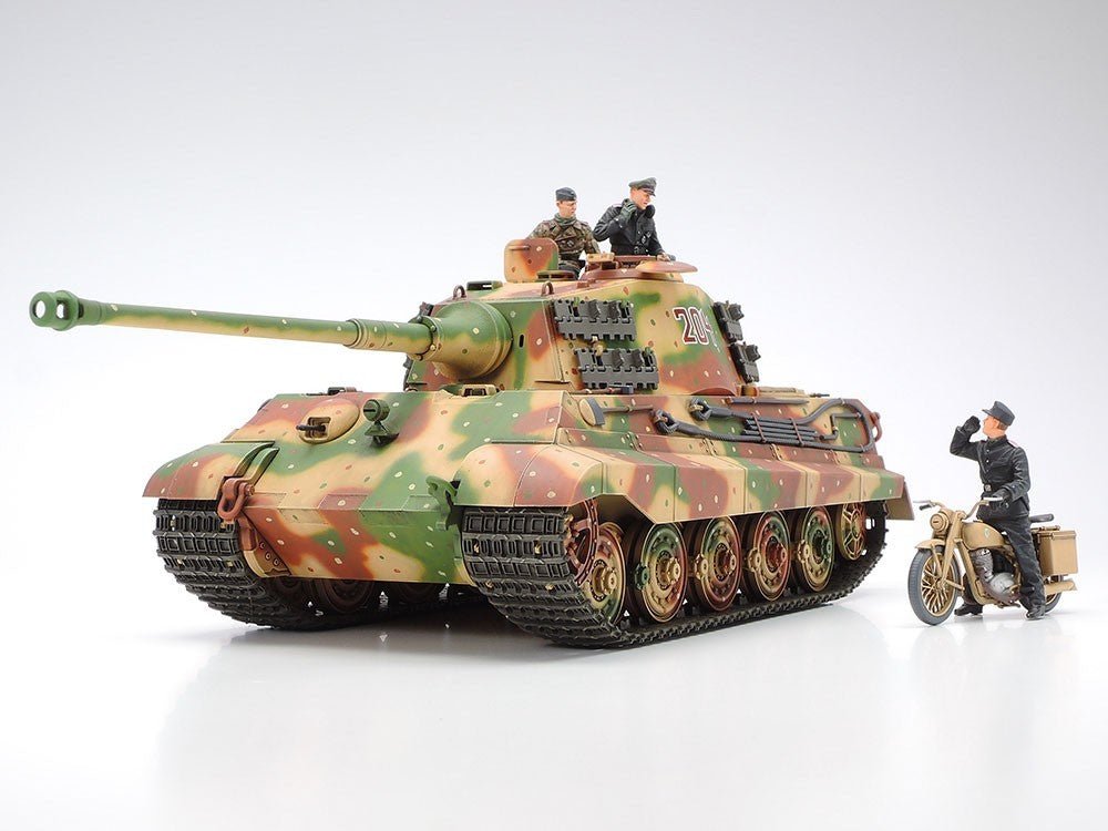Tamiya 1/35 German King Tiger Ardennes Front Model Kit 35252 - WISE GUYS HOBBIES LLC