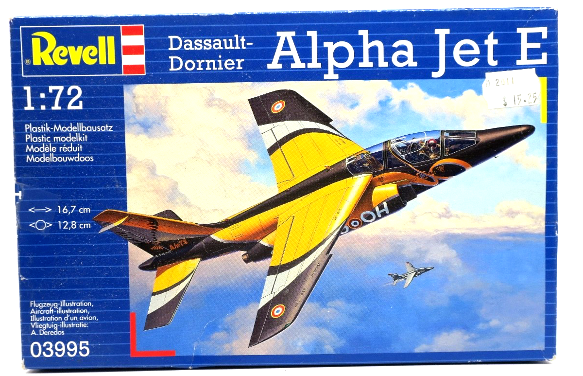 Revell 1/72 Dassault - Dornier Alpha Jet E Model Kit 03995 - WISE GUYS HOBBIES LLC