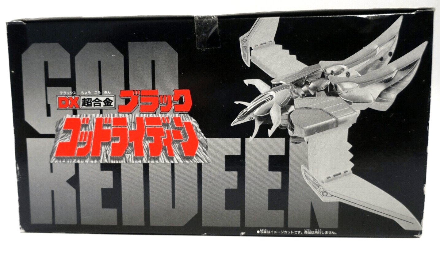 Bandai Chouja Reideen DX Chogokin Black God Reideen Action Figure - WISE GUYS HOBBIES LLC