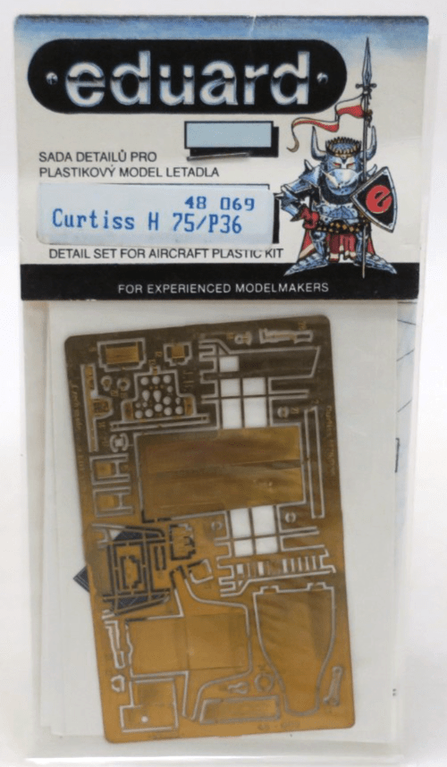 Eduard Photo Etch 1/48 Curtiss H - 75/P36 Detail Set 48069 - WISE GUYS HOBBIES LLC