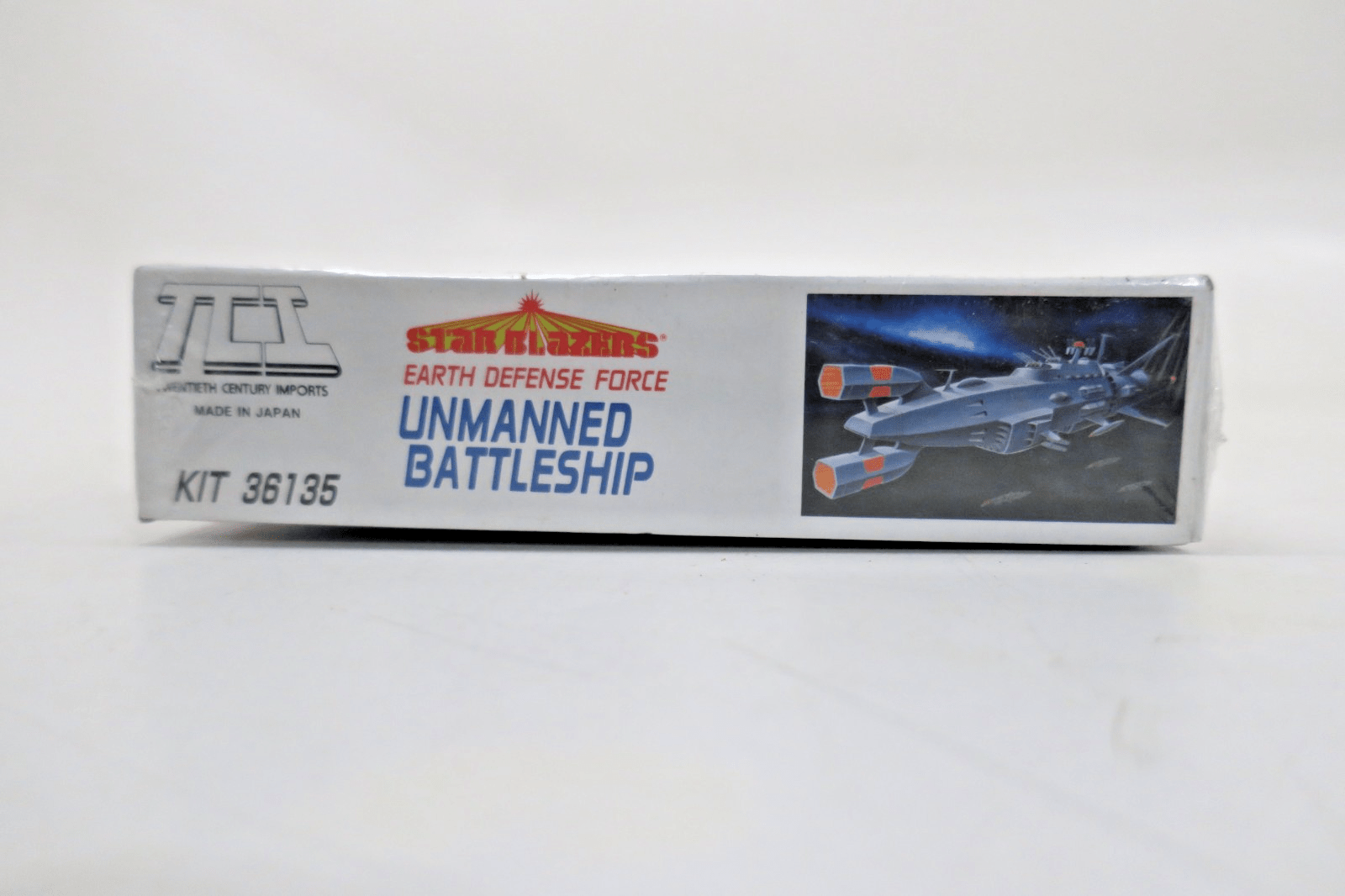 TCI Bandai Star Blazers 1/1220 Unmanned Battleship Model Kit 36135 SEALED - WISE GUYS HOBBIES LLC