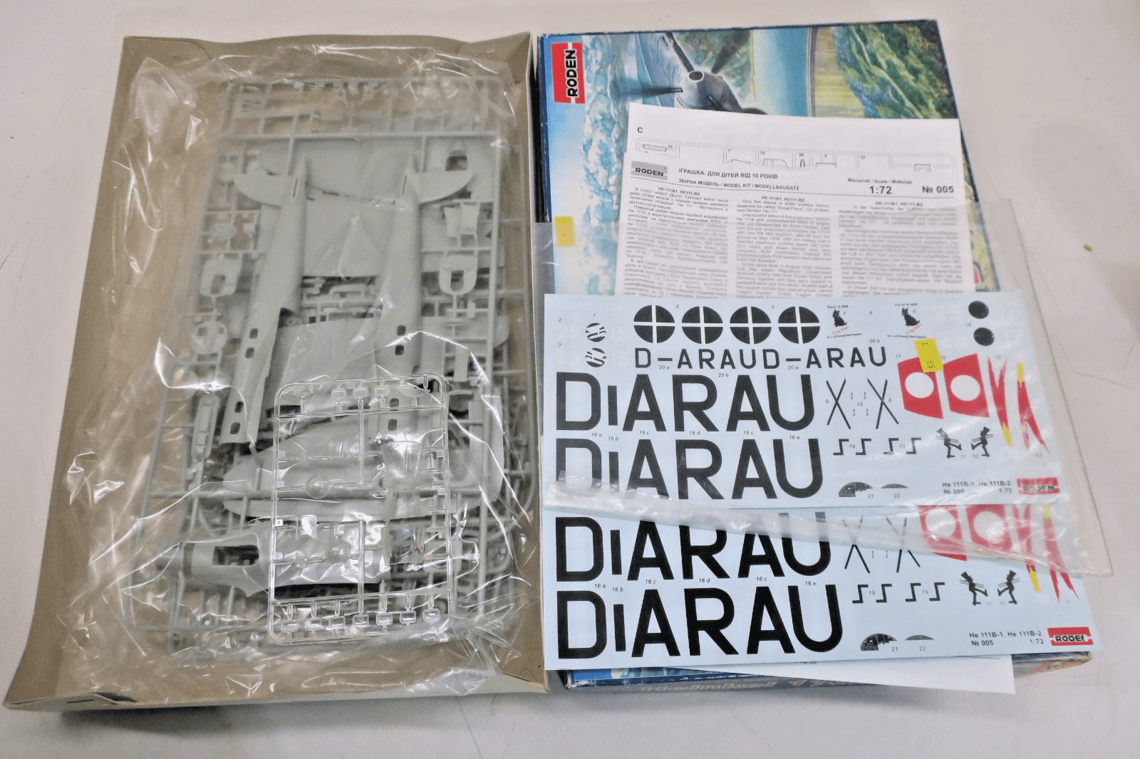 Roden 1/72 Heinkel 111B Pedro Plastic Model Kit 005 - WISE GUYS HOBBIES LLC