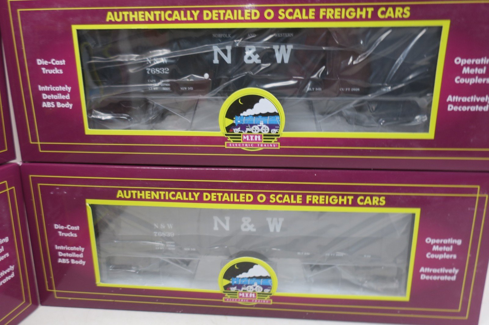 Norfolk & Western O Scale Premier 2 - 8 - 8 - 2 Y - 3 Freight Set w/Proto - Sound 3.0 3515 - WISE GUYS HOBBIES LLC