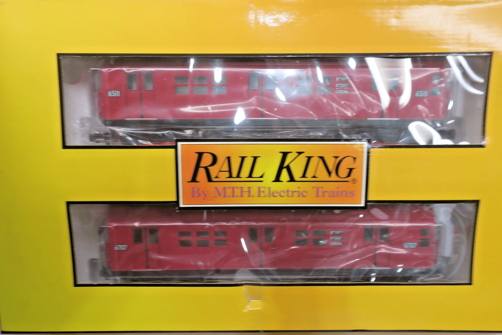 MTH MTA - Redbird R - 17 4 - Car Subway Set with Loco - Sound 30 - 2392 - 0 - WISE GUYS HOBBIES LLC