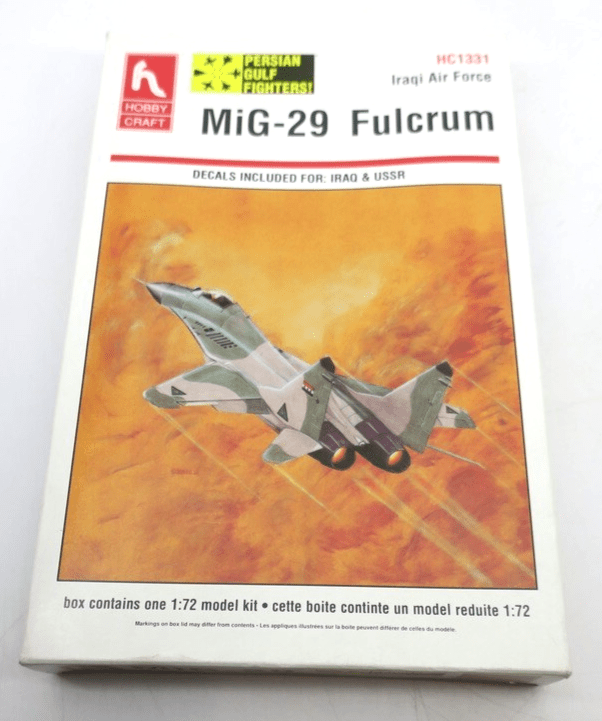 HobbyCraft 1/72 MiG-29 Fulcrum Model Kit HC1331 - WISE GUYS HOBBIES LLC