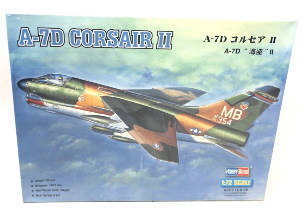Hobby Boss 1/72 A - 7D Corsair II Model Kit 87203 SEALED - WISE GUYS HOBBIES LLC