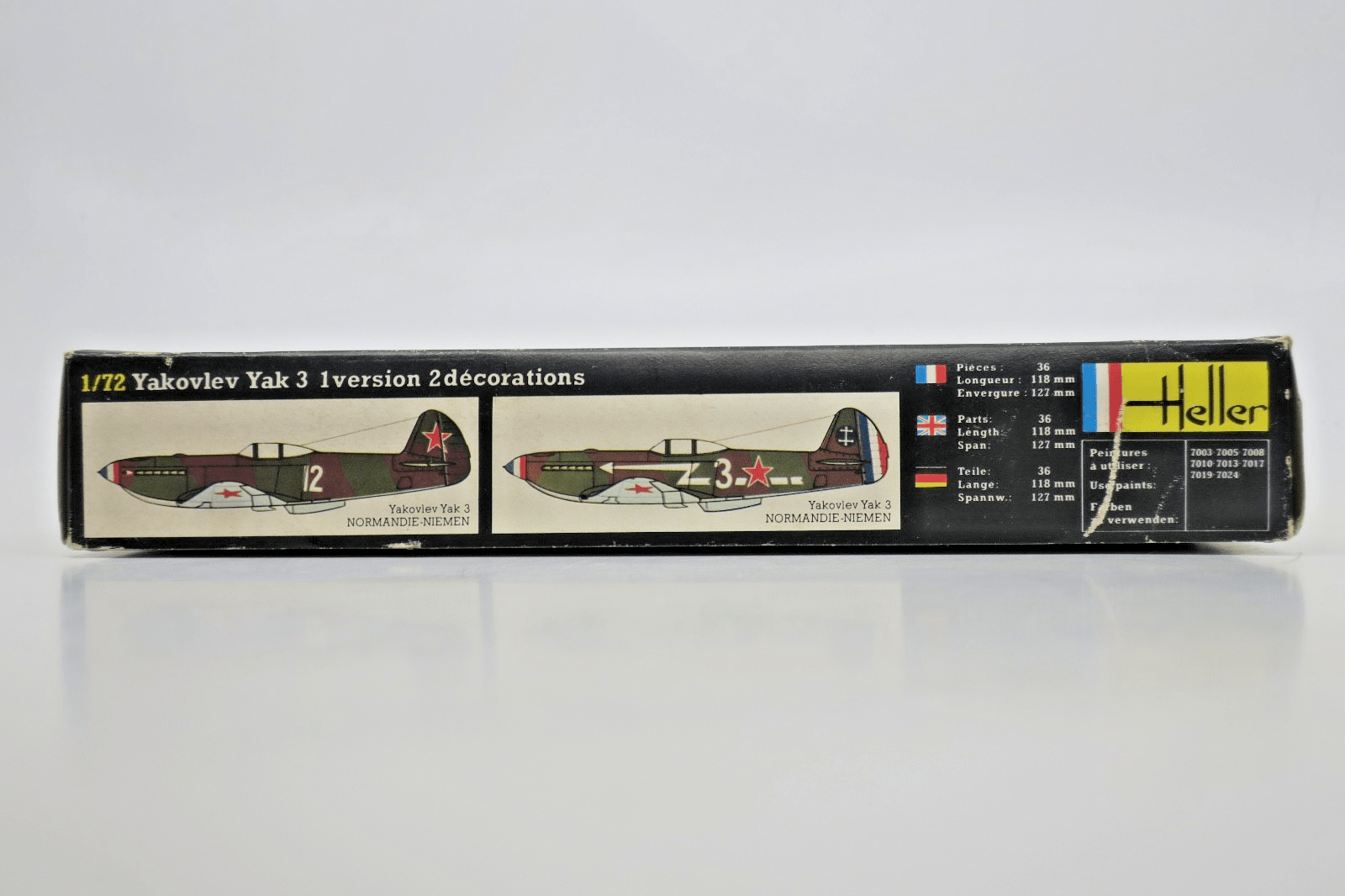 Heller 1/72 Yakovlev Yak3 Model Kit 250 - WISE GUYS HOBBIES LLC