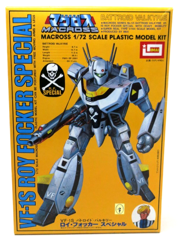 Imai Macross 1/72 VF - 1S Roy Focker Special Battroid Valkyrie Model Kit 55 - WISE GUYS HOBBIES LLC