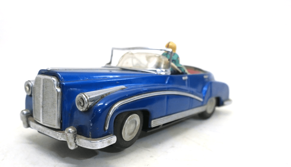 Vintage - Tin Battery Operated “Photoing on Car” Toy - Original Box - 1960's - WISE GUYS HOBBIES LLC